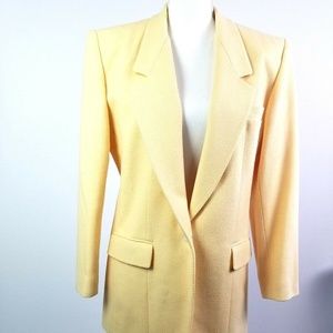 LIZ CLAIBORNE  Wool Lined Single Button Blazer